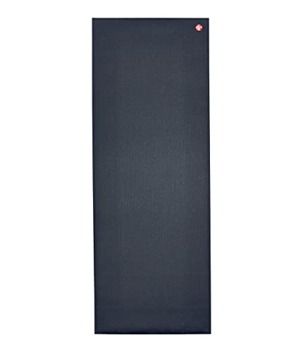 Manduka PRO Yoga Mat - 6mm | Lifetime Durability | Hygienic Construction | Premium Studio Quality | Teacher Approved - color: Midnight, size: 71" x 26"