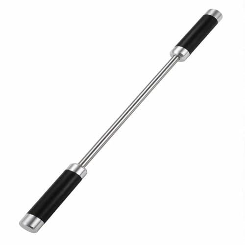 AnTieix 22.5" Stainless Steel Muscle Roller Stick for Legs with Silicone Grip and Ball Bearing for Athletes - Massage Roller Stick (22.5 inch Stick)