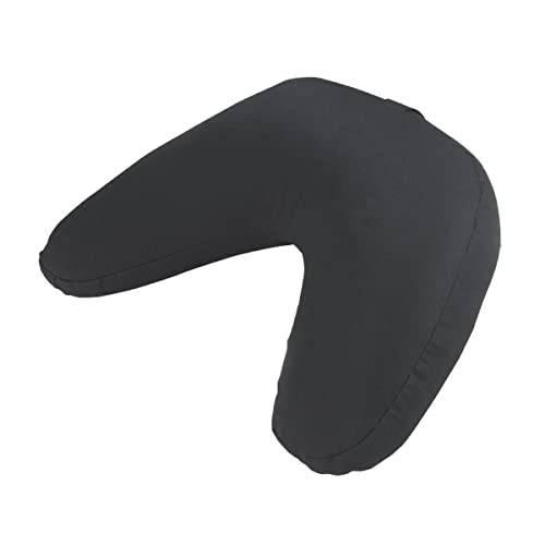 Hugger Mugger V-Shaped Meditation Cushion - Provides Support in Cross-Legged Sitting, Promotes Healthy Posture, Handmade in The USA - color: Gray