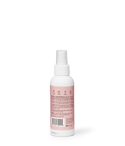 Manduka Yoga Mat Wash and Refresh – 100% Natural Essential Oil Yoga Mat Cleaning Spray, Fitness Equipment and Gym Accessories Cleaner, Non-irritating, Pet Friendly | Lemongrass Scent, 4oz - color: Lemongrass, size: 4 Fl Oz (Pack of 1)