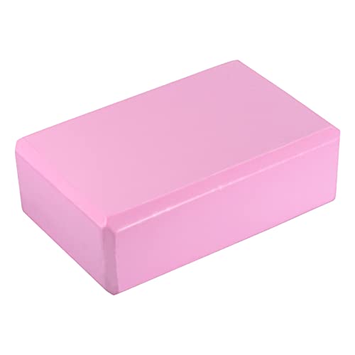 uxcell Yoga Block-Light Weight High-Density EVA Foam Brick for Beginners, Yogis, Pilates, Meditation - color: Pink
