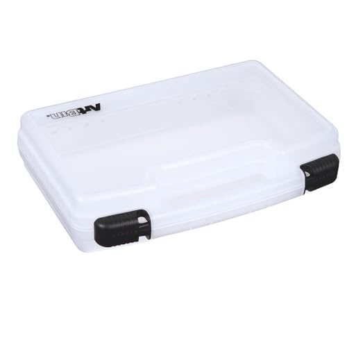 ArtBin 6977AB 12 inch Quick View Deep Base Carrying Case, Portable Art & Craft Organizer with Handle, [1] Plastic Storage Case, Translucent - size: 12 inch - Deep