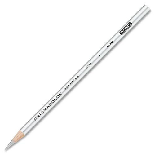 Sanford Ink Corporation Prisma Pencil, 12/Box, Metallic Silver