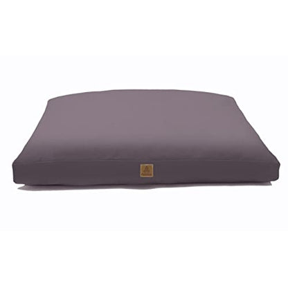 Zabuton Meditation Mat (36"×28"×2") Luxurious Meditation Cushion for Kneeling Sitting Large Floor Pillow Zafu/Bench-Washable Cotton Cover 100% Organic Cotton Filling (Dark Grey) - color: Dark Grey