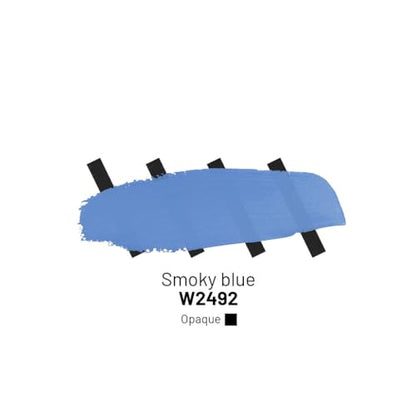 Acrylic Inks for Artists - 'Smoky Blue' Acrylic Ink, 3.38 Fl Oz (100 ml) | Highly Concentrated, Multifunctional Liquid Acrylic Paint - color: Smoky Blue
