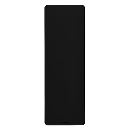 Retrospec Zuma 1/2" Yoga Mat Non Slip Exercise Mat For Pilates, Workout | 72x24x1/2", Gym Mat, Yoga Mat Strap, TPE Yoga Mat, Eco Friendly, Elastic Memory Foam, Moisture Resistant, BPA, Latex Free - color: Black