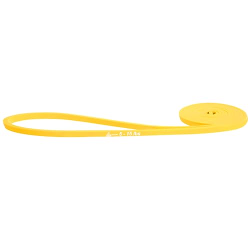 LEZER Resistance Bands - Pull Up Bands for Home Gym Fitness, Stretching, Physical Therapy & Training - Includes Instruction - color: 01 - Yellow