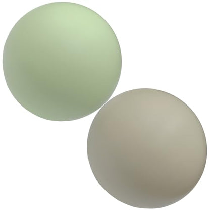 2PCS Firm Massage Lacrosse Balls for Myofascial Release, Muscle Knots, Trigger Point Therapy, Yoga Deep Tissue Massage, Foot Plantar Fasciitis, Muscle Soreness Massager Ball - color: 2 Smooth Massage Ball