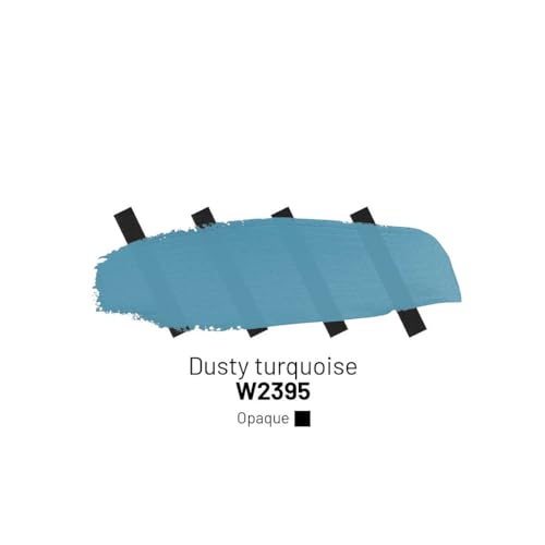 Kamenskaya Acrylic Inks for Artists - 'Dusty Turquoise' Acrylic Ink, 3.38 Fl Oz (100 ml) | Highly Concentrated, Multifunctional Liquid Acrylic Paint - color: Dusty Turquoise