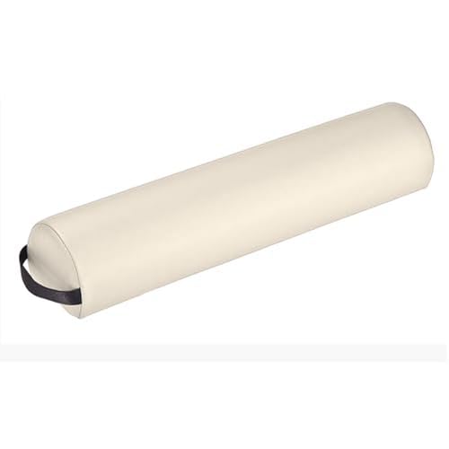 EARTHLITE Bolster Pillow 3/4 Round – Durable Massage Bolster, 100% PU Upholstery incl. Strap Handle/Professional Quality for Massage Tables/Back Pain Relief