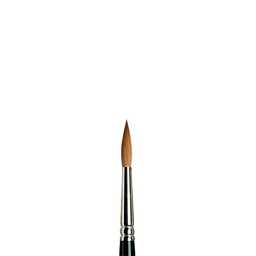 Winsor & Newton Series 7 Kolinsky Sable Brush, Round SH #6 | The World's Finest Watercolor Brush, Kolinsky Sable Hair, Rust-proof, Seamless Nickel Plated Ferrules, Hand-Made in England - size: #6, style: Round