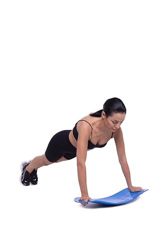 Balance Boards Yoga, Fitness Board, Workout Balance Board Sports, Twist Board for Workout, Gym Sports, Balancing Exercises, Dancers, Stability Training Twisting, Exercise Abs Arms Legs,Blue