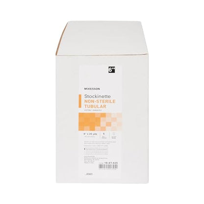 McKesson Tubular Stockinette, Cotton Under Cast, Beige, 6 in x 25 yd, 1 ct | Non-Sterile, Cotton Under Cast Compression Bandage