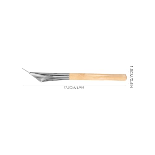 EXCEART 3pcs Batik Pen Tool Set Stainless Steel Wax Printing Tools for Pottery Clay Sculpture Fabric Drawing Line Carving DIY Crafts 7.36 in