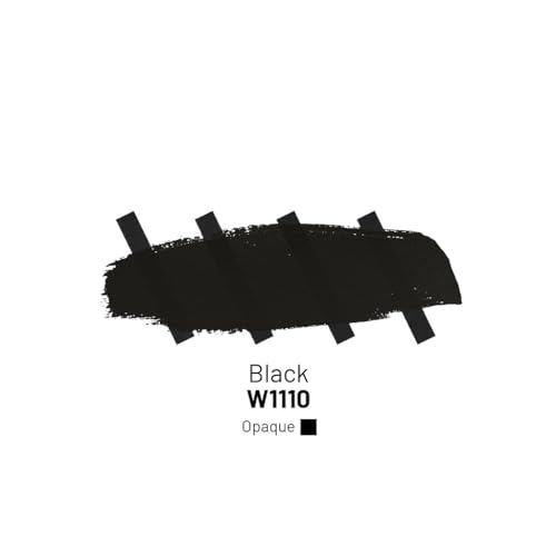 KAMENSKAYA Acrylic Inks for Artists - Black Acrylic Ink, 3.38 Fl Oz (100 ml) | Highly Concentrated, Multifunctional Liquid Acrylic Paint - color: Black
