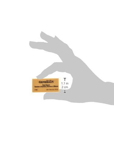 General Pencil 136EBP Artist Gum Eraser- (2 Pack)