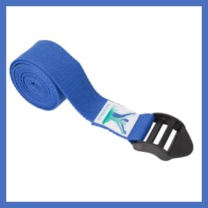 Pain Free-Posture Long & Short Inflatable Roll/Towel and Strap/Yoga Belt-to place under the NECK & LOW BACK to RELAX & REDUCE PAIN-Regain the Natural Curve of the Spine-Support Driving, Plane & Travel