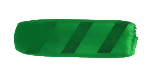 GOLDEN High Flow Acrylics, Permanent Green Light, 1 fl. oz. Bottle | Artist grade paint blending the strength of acrylic and versatility of ink for spraying, drawing, staining and mixed media. - color: Permanent Green Light