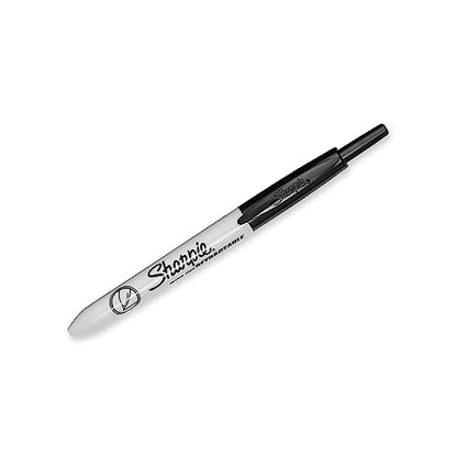 Sharpie Retractable Permanent Markers, Ultra Fine Point, Black, 3 Count - size: 1 Count (Pack of 18)