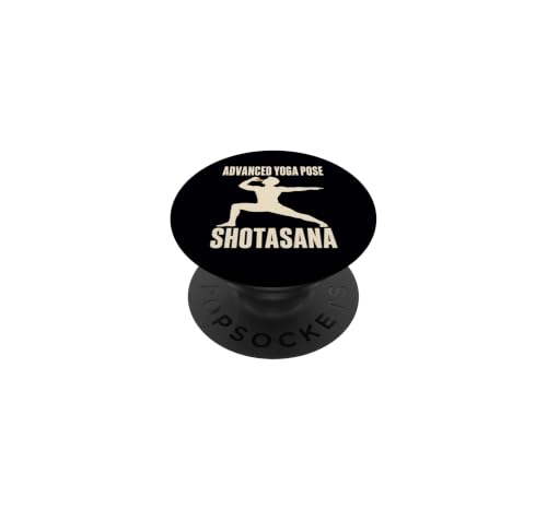 Shotasana Advanced Yoga Pose Drinking Humor PopSockets Adhesive PopGrip - style: Adhesive PopGrip