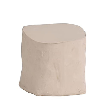 Deouss Mid High Fire White Stoneware Clay for Pottery; Cone 5-7;Ideal for Wheel Throwing,Hand Building,Sculpting;Great for All Skill Levels;Whiteware Pottery Clay Fires White;50 lbs - size: 50 lb