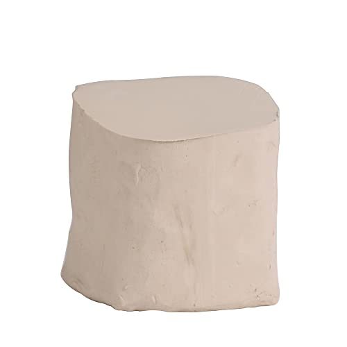 Deouss Mid High Fire White Stoneware Clay for Pottery; Cone 5-7;Ideal for Wheel Throwing,Hand Building,Sculpting;Great for All Skill Levels;Whiteware Pottery Clay Fires White;50 lbs - size: 50 lb
