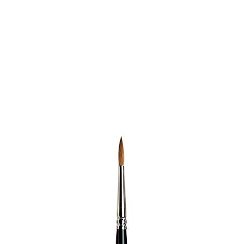 Winsor & Newton Series 7 Kolinsky Sable Brush, Round SH #3 | The World's Finest Watercolor Brush, Kolinsky Sable Hair, Rust-proof, Seamless Nickel Plated Ferrules, Hand-Made in England - size: #3, style: Round