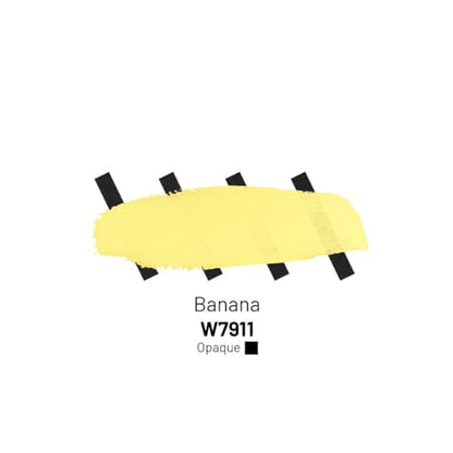 Acrylic Inks for Artists - 'Banana' Acrylic Ink, 3.38 Fl Oz (100 ml) | Highly Concentrated, Multifunctional Liquid Acrylic Paint - color: Banana