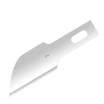120 Pack Hobby Knife Blades, #7 High Carbon Steel Replacement Blades for Craft & Art, Standard Sharpness Craft Knife Refills for Paper, Fabric & Thin Plastic - style: #7