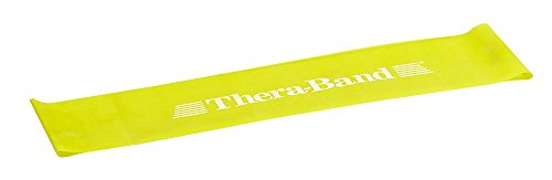 THERABAND Resistance Band Loops, Exercise, Physical Therapy, 12", Yellow - color: Yellow - Thin, size: 12 Inch