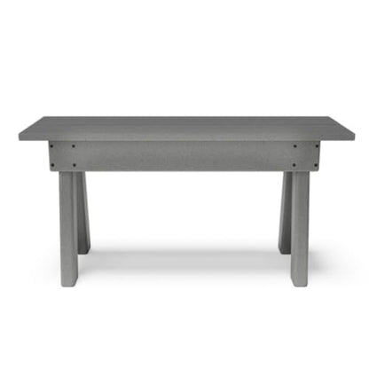 BY THE YARD 34" Picnic Table Bench (Gray) - color: Grey