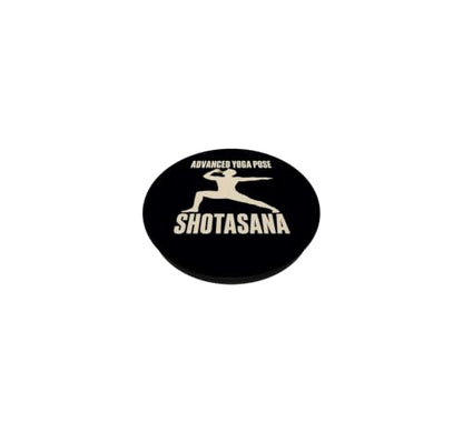 Shotasana Advanced Yoga Pose Drinking Humor PopSockets Adhesive PopGrip - style: Adhesive PopGrip