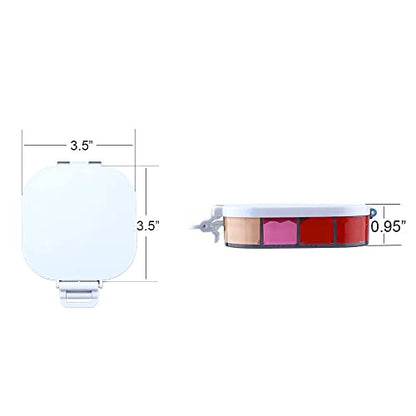 Transon Paint Saver Storage Palette Box 16well Portable Airtight Moisturizing White - color: White
