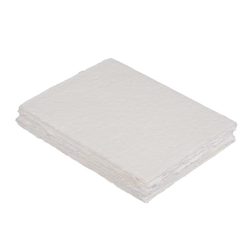 Leather Village Watercolor Paper 13''x9.5'', 400 GSM Cotton, 25 Sheets White - size: 13.5 inches X 9.5 inches