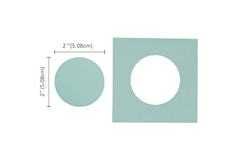 Bira Craft 2" Circle Magnetic Punch - Anywhere & Everywhere Punch for Paper Crafting & Scrapbooking - size: circle