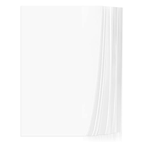 Vellum Paper, Cridoz 115GSM Transparent Vellum 8.5 x 11 Translucent Clear Printable Tracing Paper for Printing Invitation Cards - color: Translucent