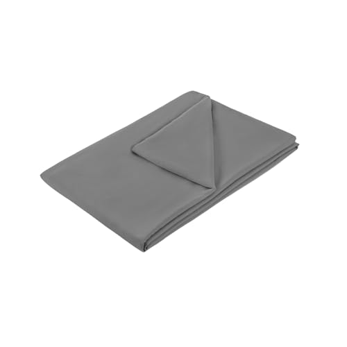 Dark Grey Weighted Blanket Cover, 60 * 80, Removable, 8 Ties - color: Dark Grey, size: 60*80