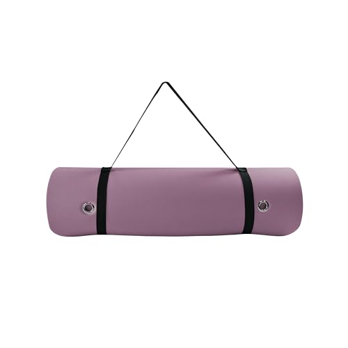 TONE Fitness Hanging Yoga Mat, Pilates Mat, Exercise Mat for Home Workouts with Carry Strap | V Pattern | Multiple Colors - color: Purple
