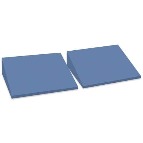 StrongTek Yoga Wedge Blocks, XL Foam, 16.5°, 13 x 12.75 x 3.75 in, 2-Pack