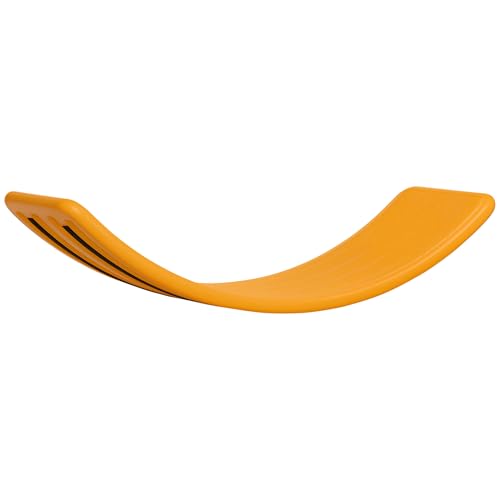 Qaba Kids 32" Balance Board Wobble Toddlers Ages 3-6 | Curvy, Preschool Learning, Montessori Waldorf Toy - color: Orange