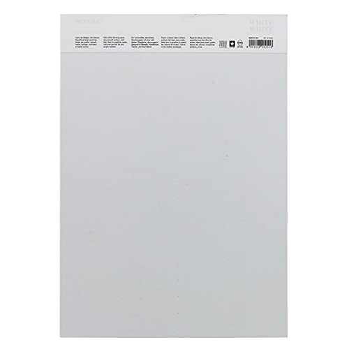Fabriano White White Pad, 11.75" x 16.5" - color: White, size: 11.75" x 16.5"