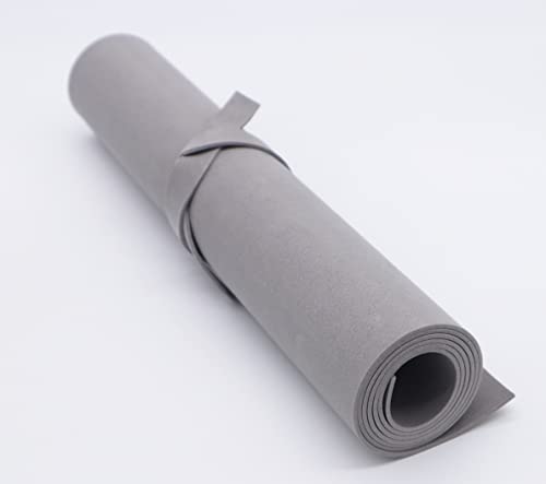 OISAKLD EVA Foam 2mm-10mm 13.7"×39" Craft Foam Sheet 74 kg/m³ Cosplay Foam for Craft Model Cosplay 2mm - color: Grey, size: 2mm -Thickness