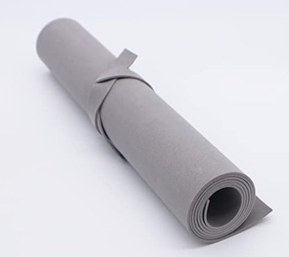 OISAKLD EVA Foam 2mm-10mm 13.7"×39" Craft Foam Sheet 74 kg/m³ Cosplay Foam for Craft Model Cosplay 2mm - color: Grey, size: 2mm -Thickness