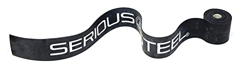 Serious Steel Mobility & Recovery (Floss) Bands |Compression Band | Tack & Flossing Band (7' L x 2" W) - color: Single - Black