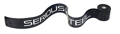 Serious Steel Mobility & Recovery (Floss) Bands |Compression Band | Tack & Flossing Band (7' L x 2" W) - color: Single - Black