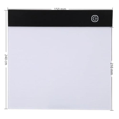 Anu Limen A5 LED Tracing Light Box, Adjustable Brightness Light Pad with USB Cable for Artists, Drawing, Sketching, Animation