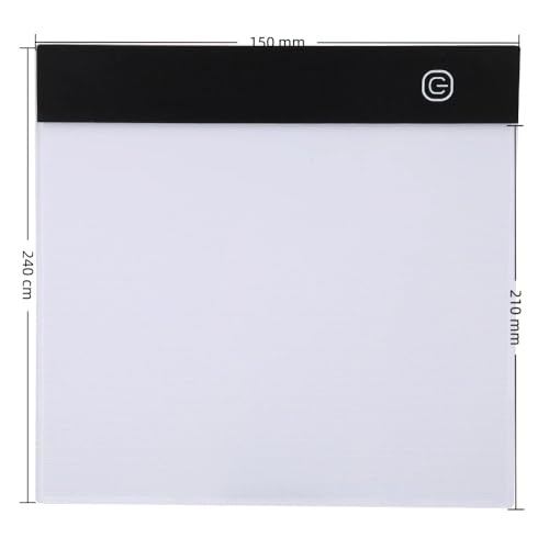 Anu Limen A5 LED Tracing Light Box, Adjustable Brightness Light Pad with USB Cable for Artists, Drawing, Sketching, Animation