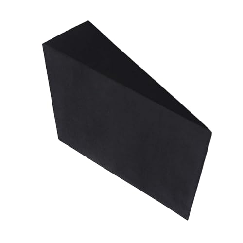 Professional Yoga Foam Wedge Calf Stretcher Foam Stretch Slant Boards Foot Stretch Wedge Block for Home Exercise, Yoga - color: Black,28x25x9, size: 28x25x9