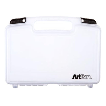 ArtBin 6977AB 12 inch Quick View Deep Base Carrying Case, Portable Art & Craft Organizer with Handle, [1] Plastic Storage Case, Translucent - size: 12 inch - Deep