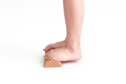 Natural Cork Balance Board Set - Yoga Foot & Ankle Strengthener, Balancing Board Massager for Plantar Fasciitis Relief, Pilates Toe Stretcher